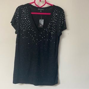 INC international concepts jeweled TShirt